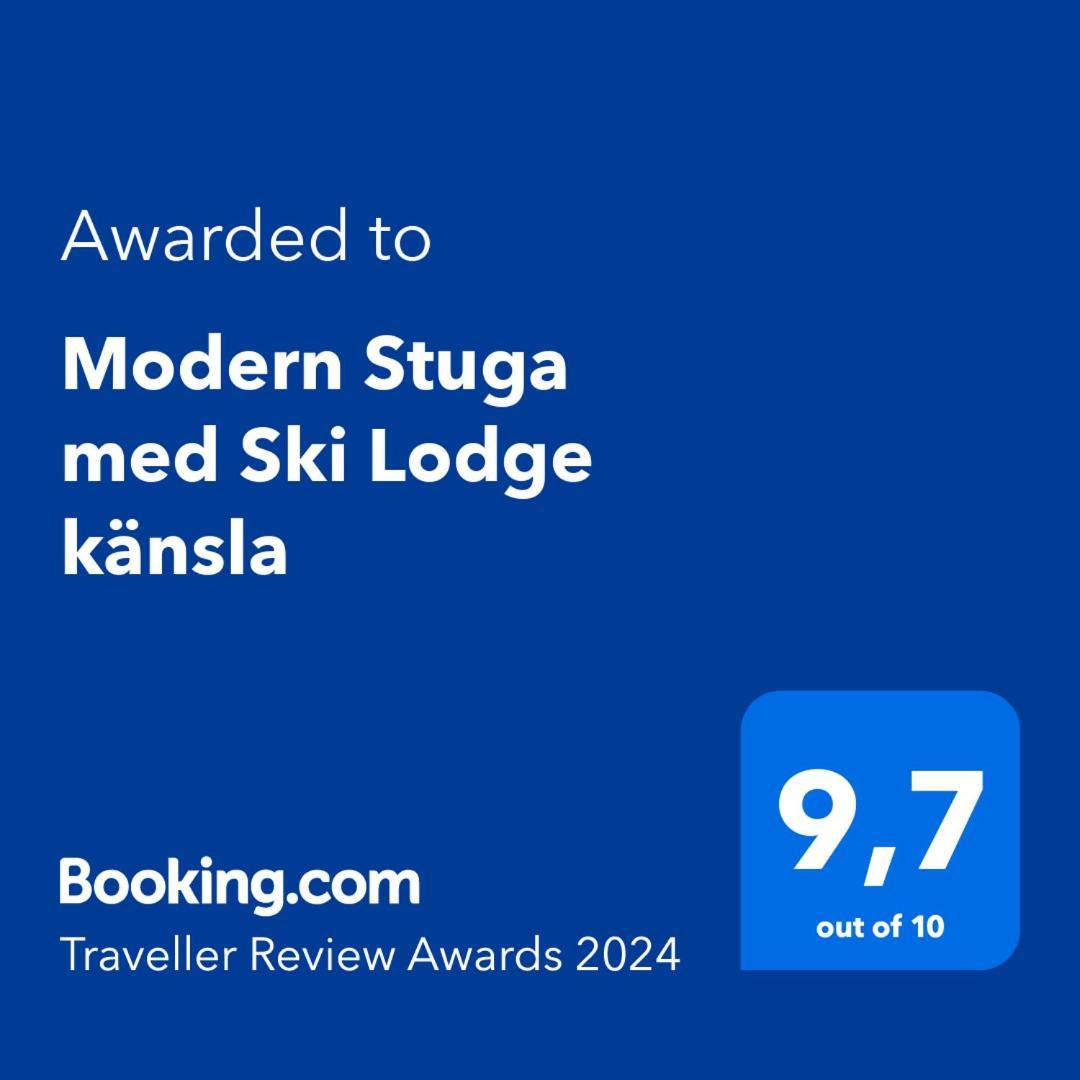 Modern Stuga Med Ski Lodge Kaensla Järvsö Zewnętrze zdjęcie