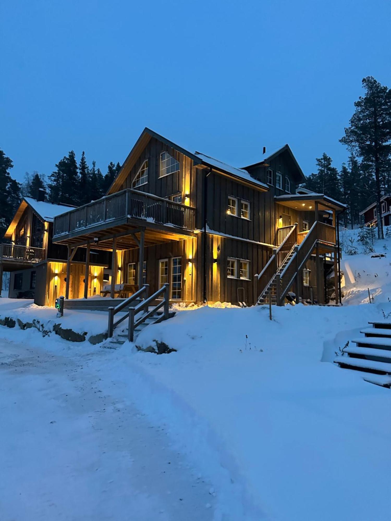Modern Stuga Med Ski Lodge Kaensla Järvsö Zewnętrze zdjęcie
